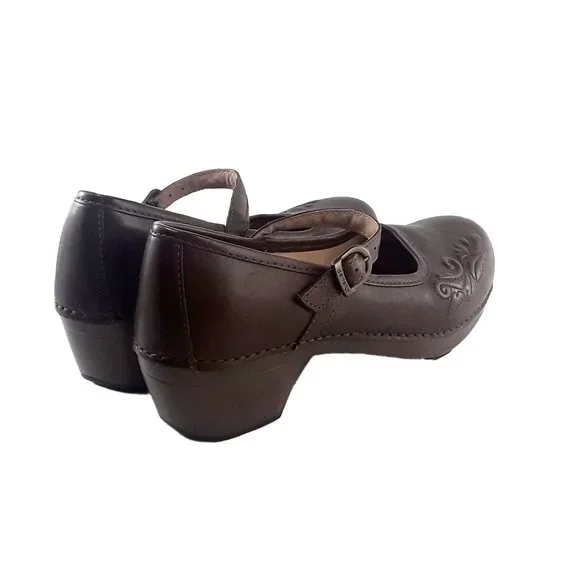 Dansko Brown Leather Mary Janes- Womens Sz 8.5 - Picture 6 of 6